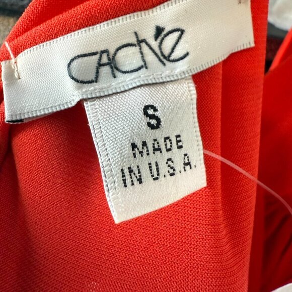 Cache Studded Mini Dress Red Y2K Sleeveless Small - Picture 7 of 10